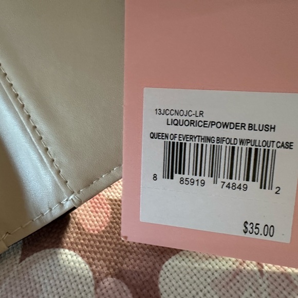 Juicy Couture “Queen of Everything” Liquorice-Powder Blush wallet - Picture 4 of 4